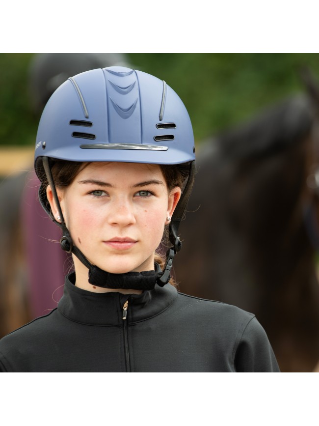 RH072 Club Young Rider Helmet in Navy